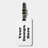 Kundenspezifischer Gepäckanhänger (Vorderseite vertikal)