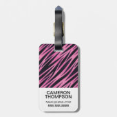 Kundenspezifischer Gepäckanhänger (Rückseite vertikal)