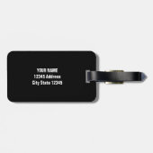 Kundenspezifischer Gepäckanhänger (Rückseite horizontal)