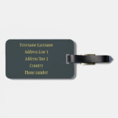Kundenspezifischer Gepäckanhänger "des Parthenons" (Rückseite horizontal)
