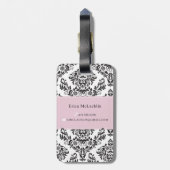 Kundenspezifischer Gepäckanhänger Heidekraut (Rückseite vertikal)