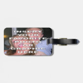 Kundenspezifischer Gepäckanhänger mit Ihrer (Rückseite horizontal)