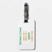 Kundenspezifischer Gepäckumbau des irischen Gepäckanhänger (Rückseite vertikal)