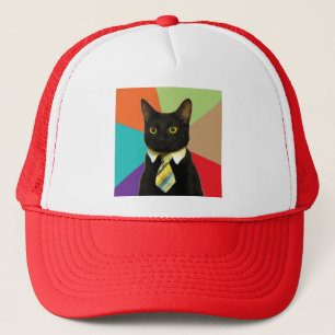 Kundenspezifischer Geschäfts-Katzen-Hut Truckerkappe