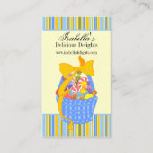 Kundenspezifischer Geschenk-Korb Visitenkarte (Vorderseite)