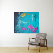 Kundenspezifischer Glittery Wandteppich (Beispiel (Horizontal))