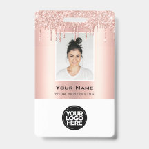 Kundenspezifischer Glitzer Tropfen Rose Goldname