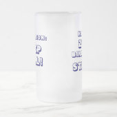 Kundenspezifischer glücklicher 21. mattglas bierglas (Mittel)