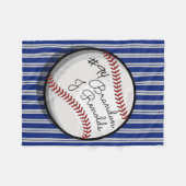 Kundenspezifischer grauer Streifen der Fleecedecke (Vorderseite (Horizontal))