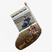 Kundenspezifischer Großer Weihnachtsstrumpf (Rückseite (Hängend))