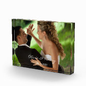 Kundenspezifischer Hochzeits-Foto-Block Fotoblock (Rechts)