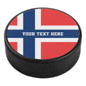 Kundenspezifischer Hockey-Puck Norwegen-Flagge Eishockey Puck (3/4)