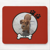 Kundenspezifischer Hund Mousepad (Vorne)