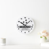 Kundenspezifischer Hundeliebhaber Runde Wanduhr (Zuhause)