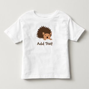 Kundenspezifischer Igel scherzt Spitze Kleinkind T-shirt