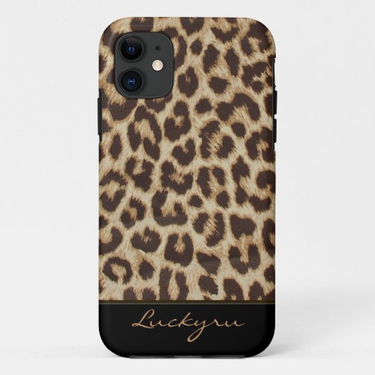 Kundenspezifischer iPhone 5 Leopard-Druck-Kasten Case-Mate iPhone Hülle (Rückseite)