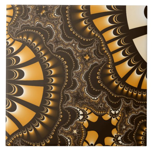 Kundenspezifischer Kaffee Brown mischen große Fliese (Vorderseite)