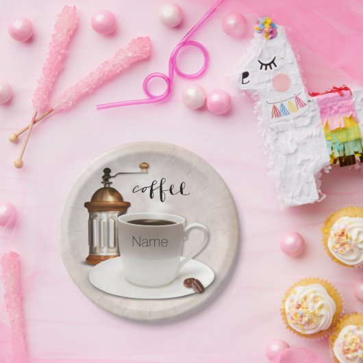 Kundenspezifischer Kaffee-Teller Pappteller (Party)