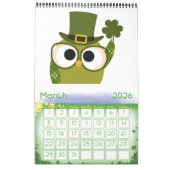 Kundenspezifischer Kalender der Eulen-2014 (Mär 2026)