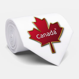 Kundenspezifischer Kanada-Tag Krawatte