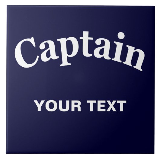 KUNDENSPEZIFISCHER KAPITÄN FLIESE (Vorderseite)