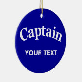 KUNDENSPEZIFISCHER KAPITÄN KERAMIK ORNAMENT (Rechts)