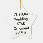 Kundenspezifischer Keramik STERN hängende Keramikornament (Links)