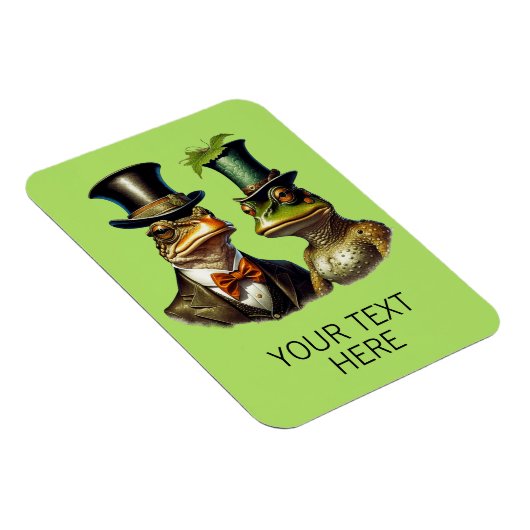 Kundenspezifischer Kern Funny Viktorianisch Frog C Magnet (Rechte Seite)