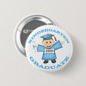 Kundenspezifischer Kindergarten-blauer Button (Vorne & Hinten)