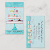 Kundenspezifischer kleiner Kuchensüße Visitenkarte (Vorne/Hinten)