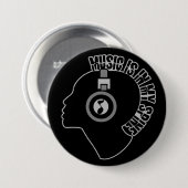 Kundenspezifischer Knopf der Musik Farb Button (Vorne & Hinten)