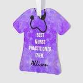 Kundenspezifischer Krankenschwester-Praktiker Ornament (Vorderseite)