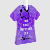 Kundenspezifischer Krankenschwester-Praktiker Ornament (Vorderseite)