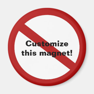 Kundenspezifischer Kreis mit Hieb Magnet