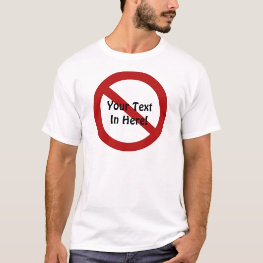 Kundenspezifischer Kreis mit Hieb T-Shirt (Vorderseite)