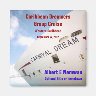 Kundenspezifischer Kreuzfahrt-Traummagnet Magnet
