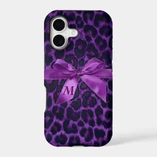 Kundenspezifischer lila Leopard-Druck iPhone 5