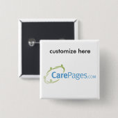 kundenspezifischer Logo-Magnet CarePages.com Button (Vorne & Hinten)