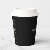 Kundenspezifischer Logo-Papier-Cup für Kleinbüros Pappbecher (Links)
