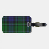 Kundenspezifischer MacCallum Tartan-karierter Gepäckanhänger (Rückseite horizontal)