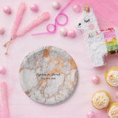 Kundenspezifischer Marmor-u. Pappteller (Party)