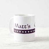 Kundenspezifischer Matt-Kaffee Kaffeetasse (Vorderseite Links)