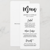 Kundenspezifischer Menü SCHLUSS Menükarte (Vorne/Hinten)