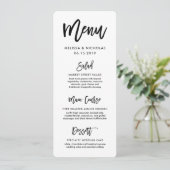 Kundenspezifischer Menü SCHLUSS Menükarte (Stehend Vorderseite)