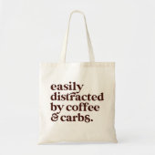 Kundenspezifischer moderner Kaffee Lover Carbs San Tragetasche (Vorne)