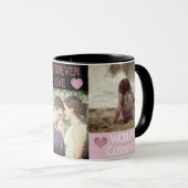 Kundenspezifischer moderner trendy Text und Foto Tasse (VorderseiteRechts)