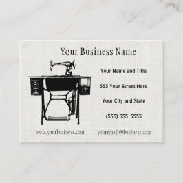 Kundenspezifischer Näherin-Schneider oder Vintage Visitenkarte