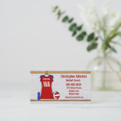 Kundenspezifischer Netball-einheitliches Rot mit Visitenkarte (Stehend Vorderseite)