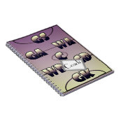 Kundenspezifischer Netball-Spieler bringt Notizblock (Rechte Seite)