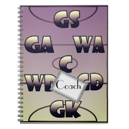 Kundenspezifischer Netball-Spieler bringt Notizblock